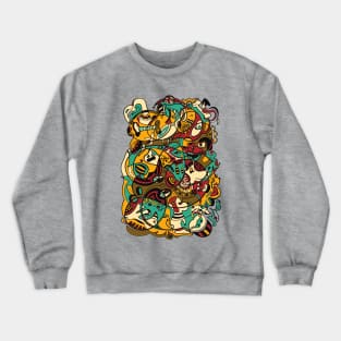 Dog -  12 Zodiac Animals Crewneck Sweatshirt